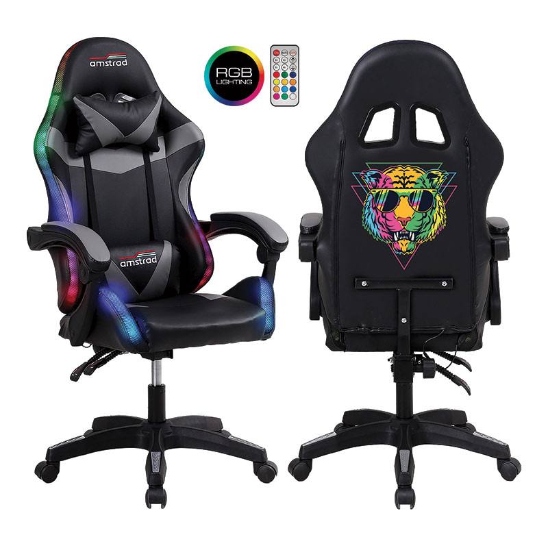 Chaise Gaming Amstrad 900 Led Tiger Noir Bon état -  reconditionné disponible sur Electro Depot